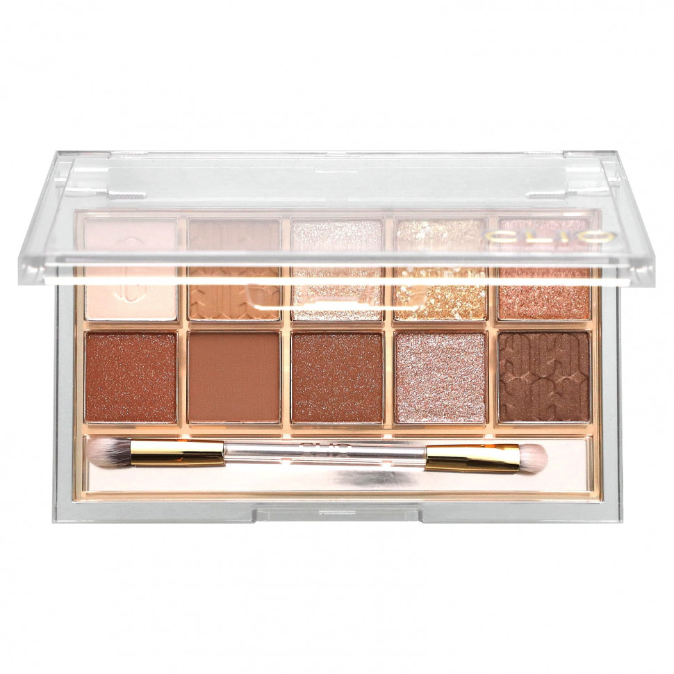 Clio, Pro Eye Palette, 02 Brown Choux, 0,6 г (0,21 унции) - CLO-59882-01 Simply Pink