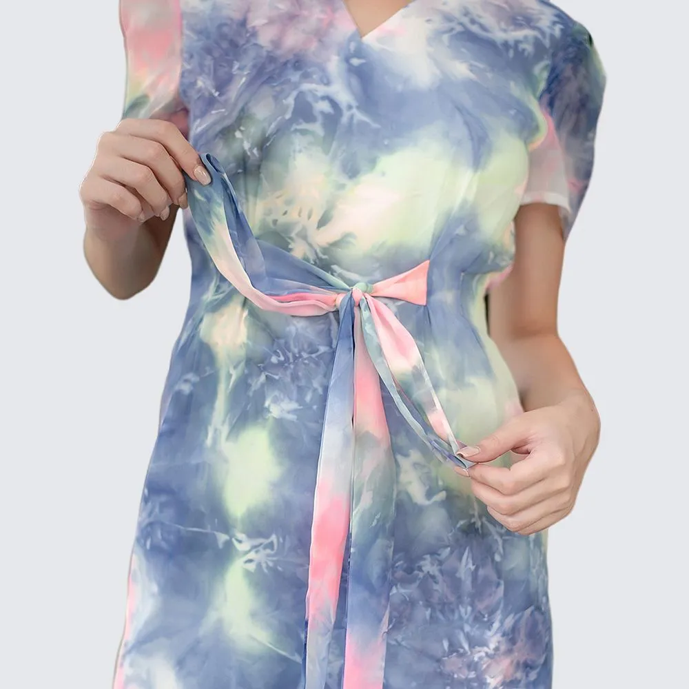 AMILA Blue Dress AM-D995 IGPU22-4