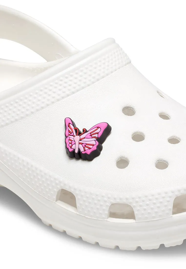 CROCS PINK CROCS Jibbitz Pretty Pink Butterfly Shoes Charm