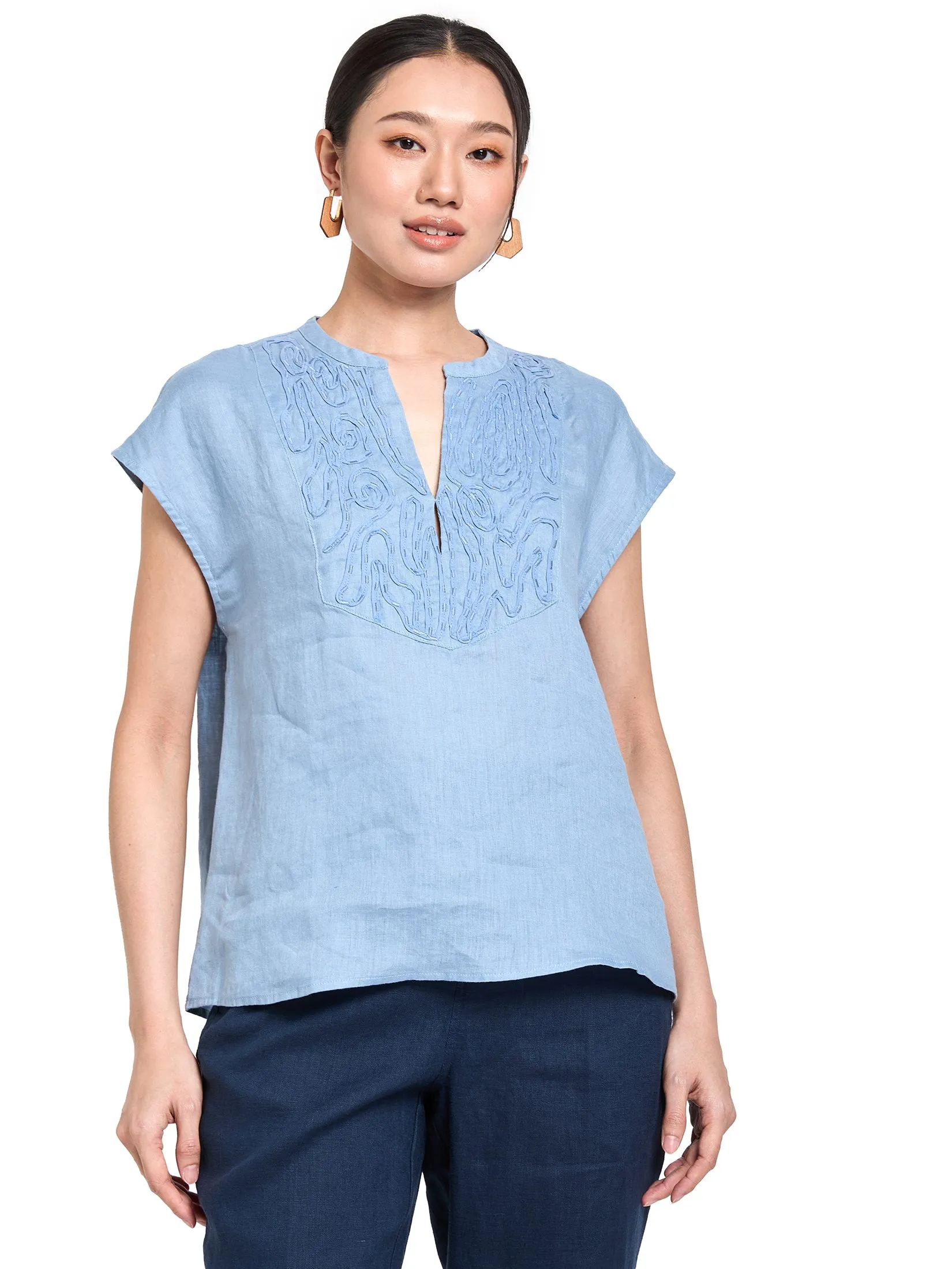 ESTIMATE Women Tank Top Embroidered