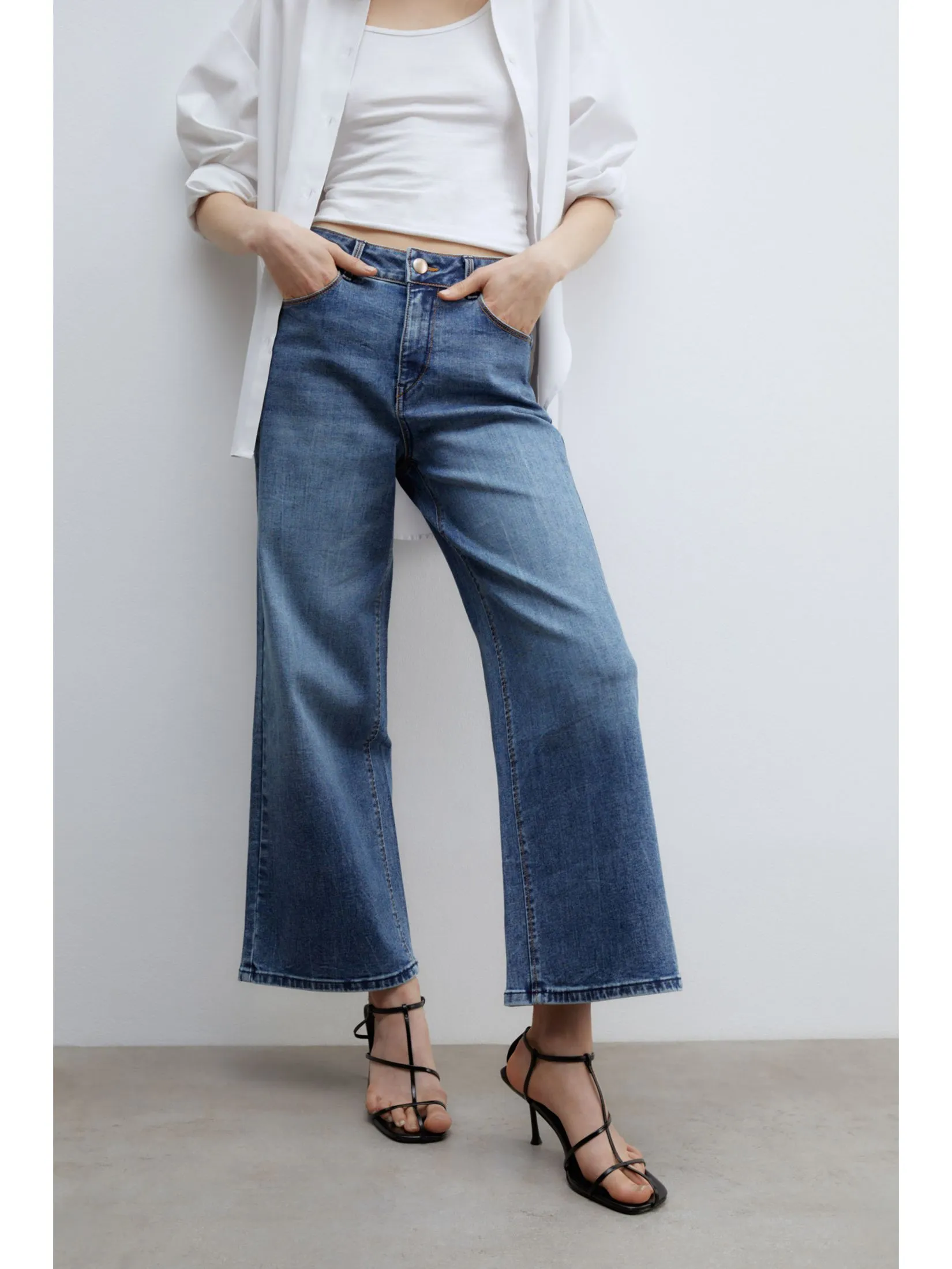 SFERA Women Jeans Five-Pocket Culottes