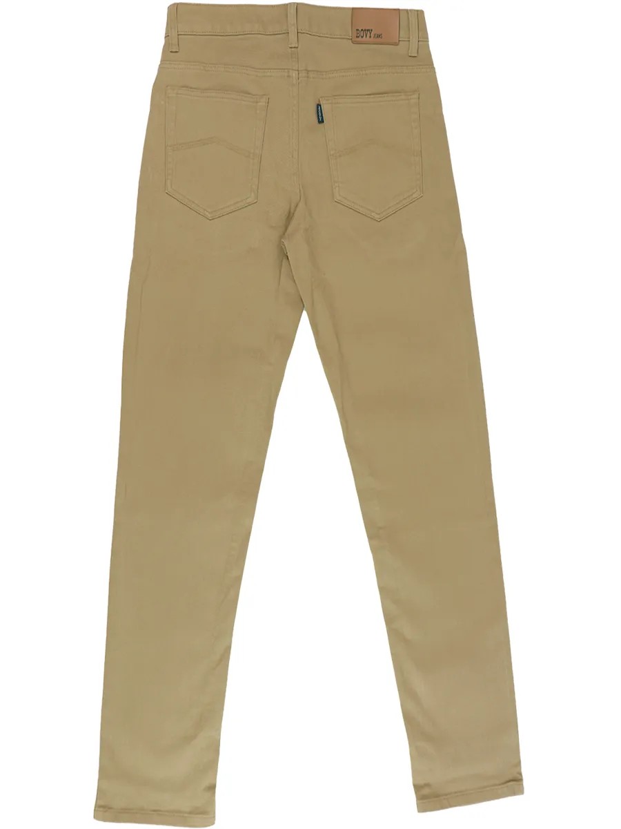 BOVY MEN'S CHINO PREMIUMCOTTON KHAKI