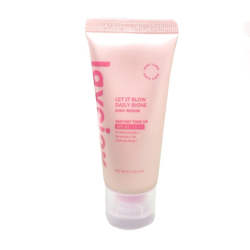 Lavojoy Body Serum Let It Glow Daily Shine Tone Up SPF20 PA++ 30 Ml. - Pink
