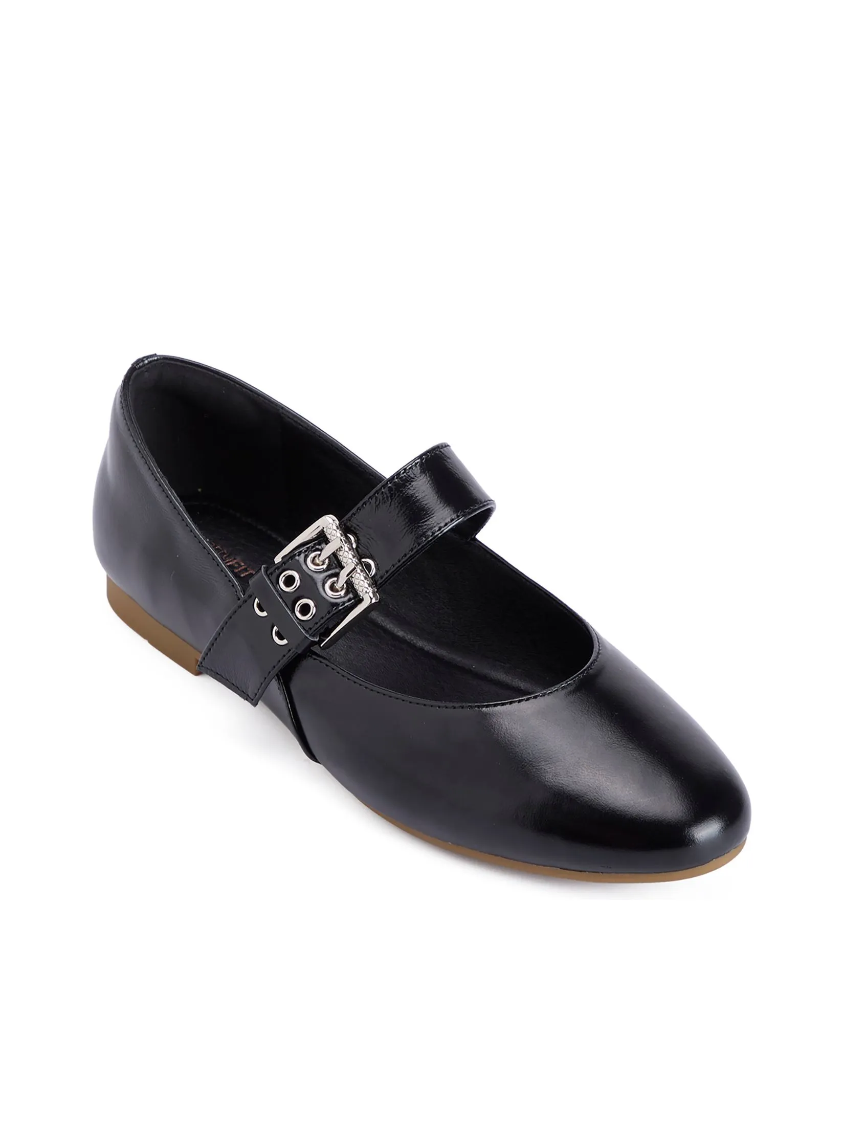 PRETTY FIT Women Mary Jane Flats Brynn Black