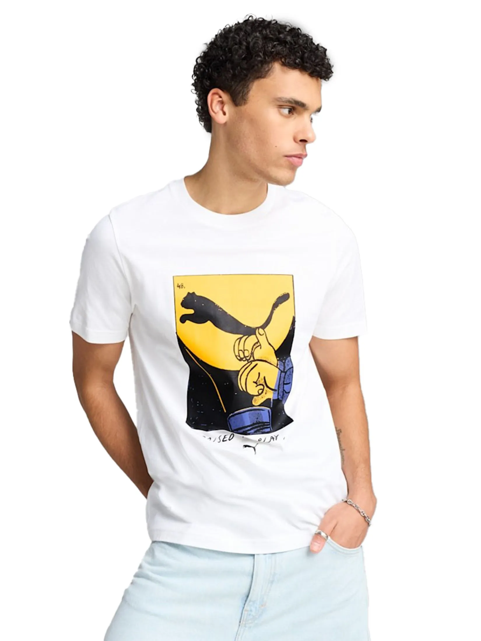 PUMA Men T-Shirt Graphics Shadow Play