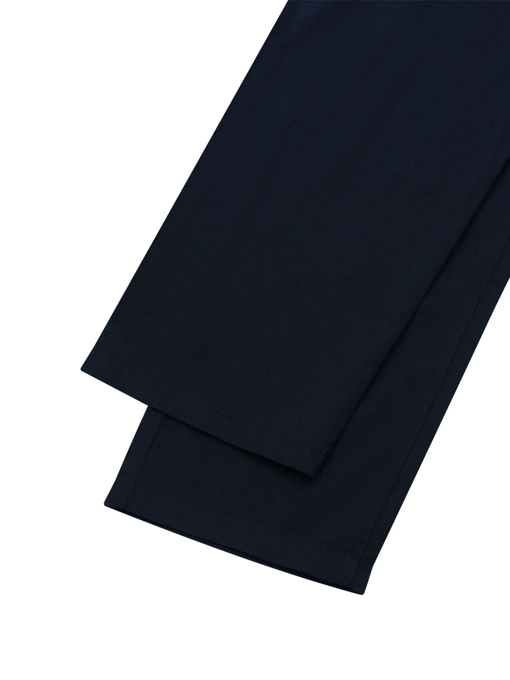 GIORDANO Women's Regular Woven Audrey Pants Navy