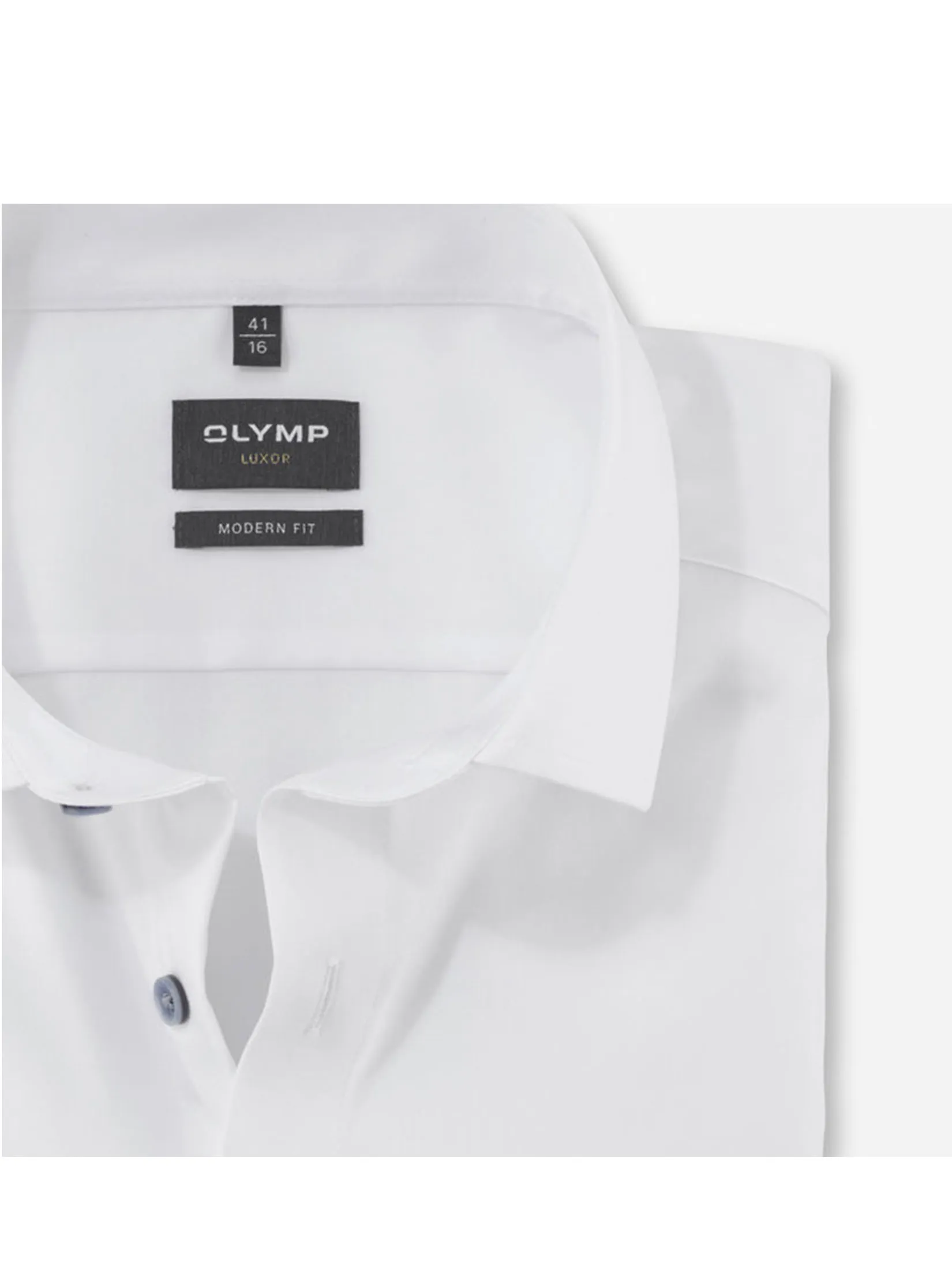 OLYMP MEN S SHIRT LONG SLEEVES BUSINESS SHIRT MODERN FIT EASY IRON WHITE