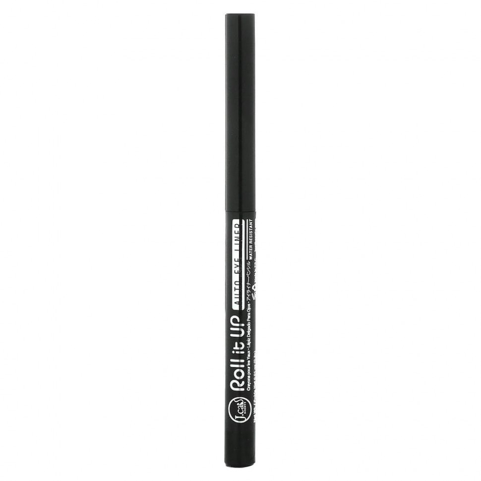 J.Cat Beauty, Roll It Up, автоматический карандаш для глаз, оттенок RAE102 объемный черный, 0,3 г