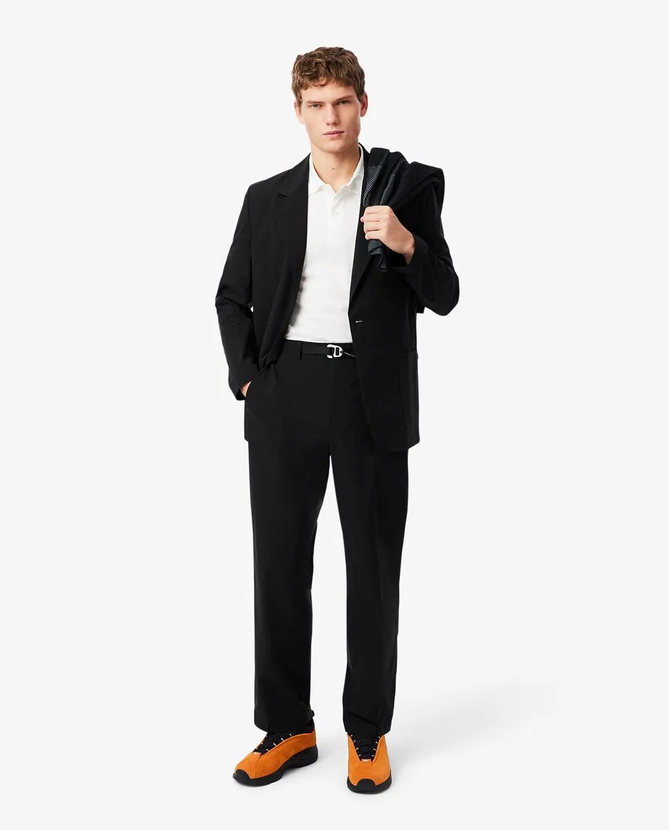 LACOSTE Men’s Audyssor Slip-On Suede Sneakers Orange