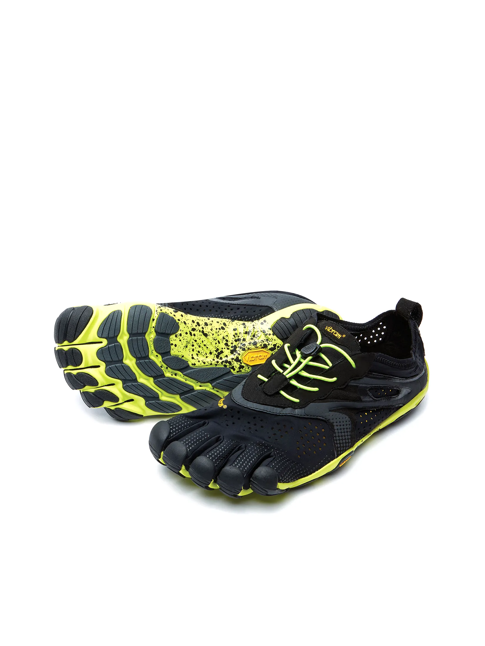 VIBRAM FIVEFINGERS Men Running Shoes VFF V-Run Black/Yellow