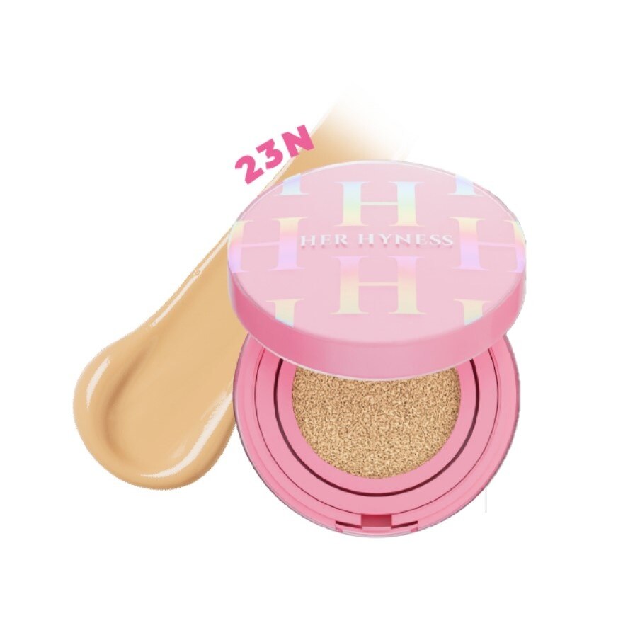 Her Hyness Nude Air Anti-Acne Serum Cushion SPF50+ PA++++ 23N Natural 12g. +Refill