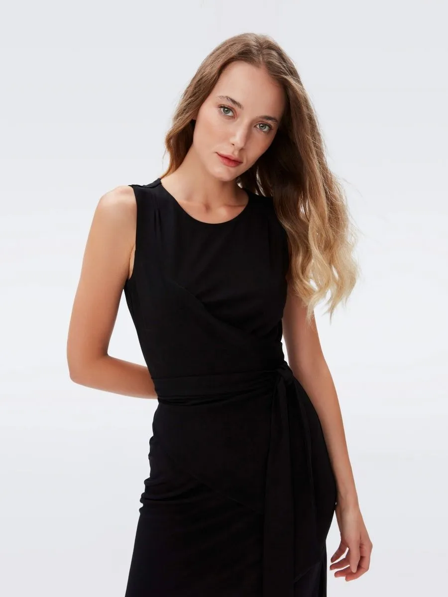 DIANE VON FURSTENBERG DVF EMINA DRESS BLACK