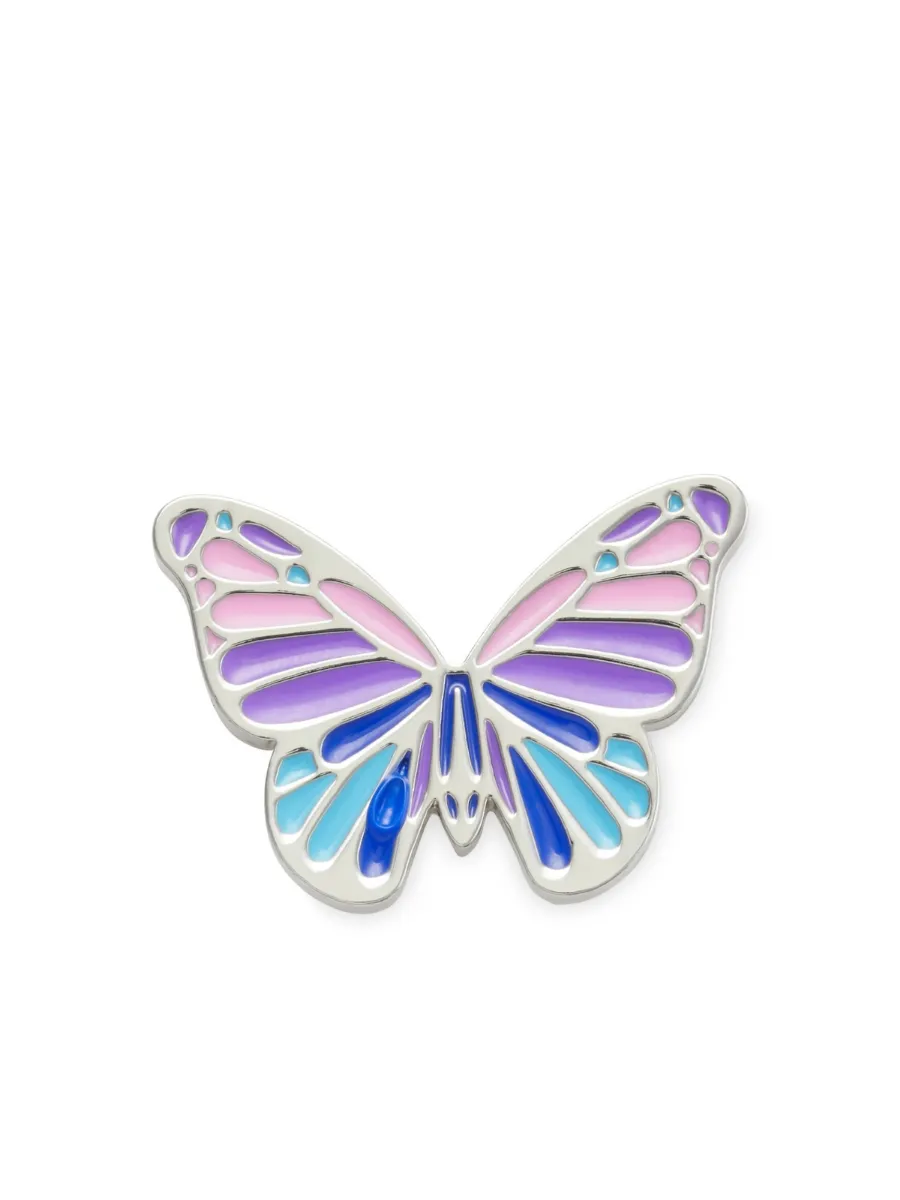 CROCS JIBBITZ™ MULTI PURPLE BUTTERFLY