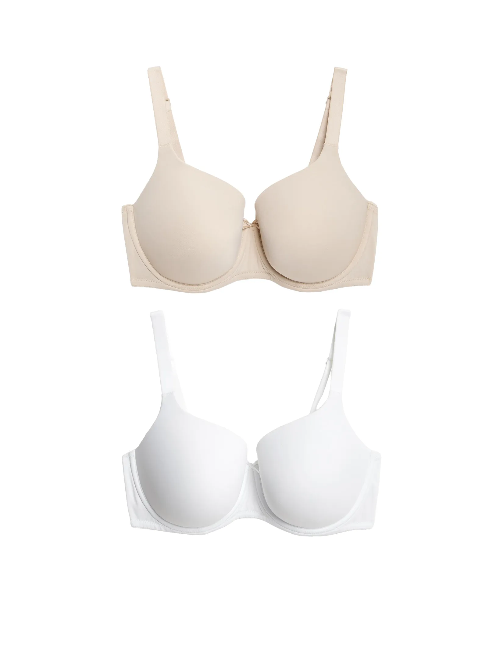 MARKS & SPENCER Women Bras 2pk Wired Full Cup Almond Mix