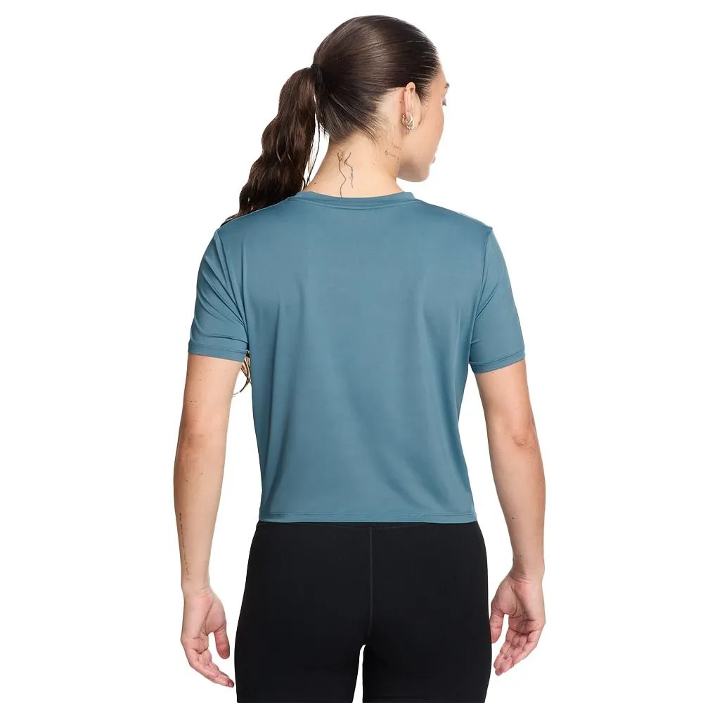 NIKE Women Training T-Shirt One Classic Twist Blue - NI083AP464EKTH