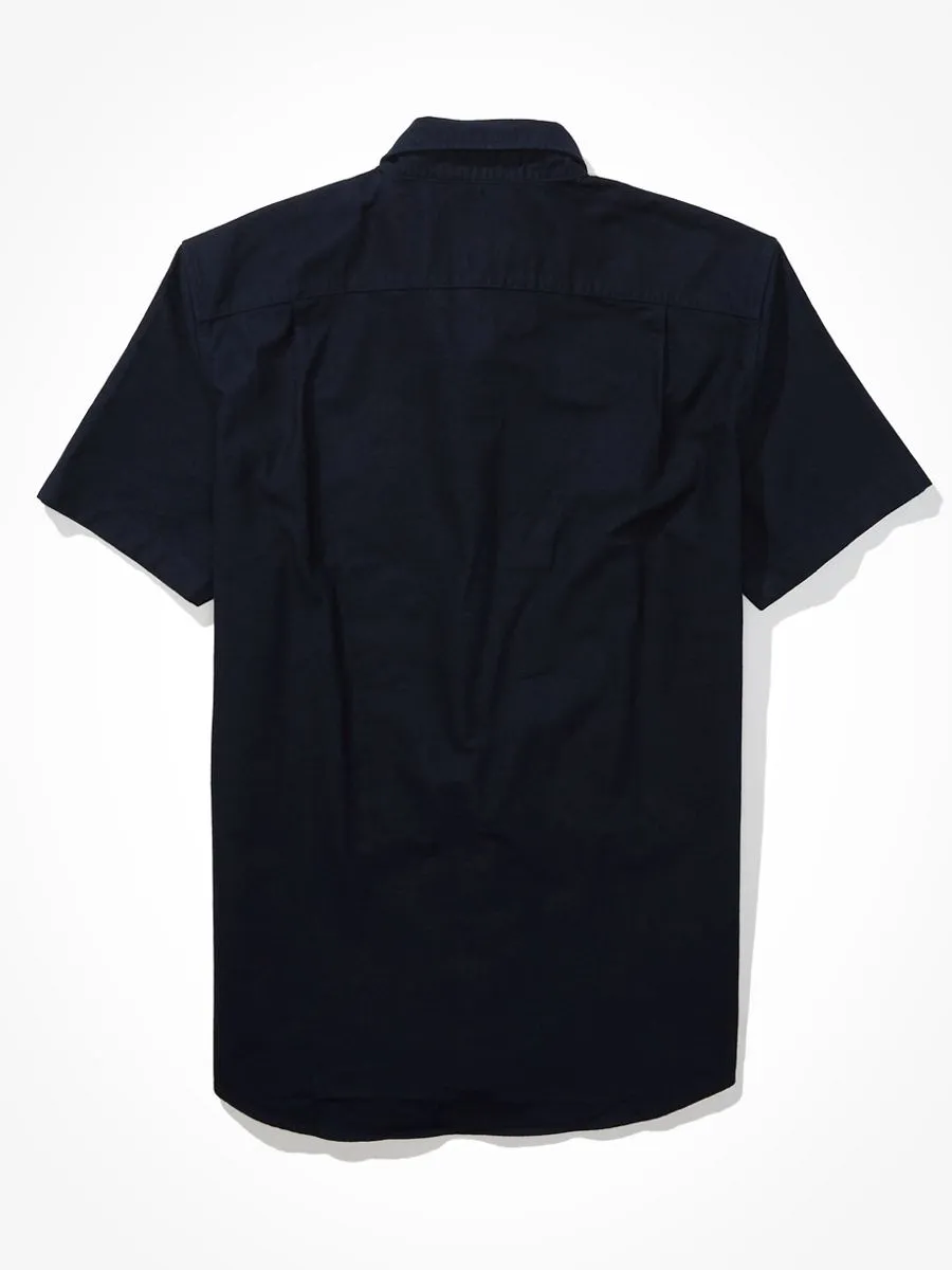 AMERICAN EAGLE 2106 INT SS CF BTD PC DYE OXFORD W EAGLE 410 NAVY