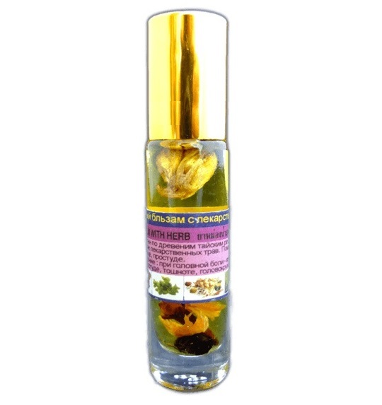 Тайский масляный ингалятор на травах роликовый