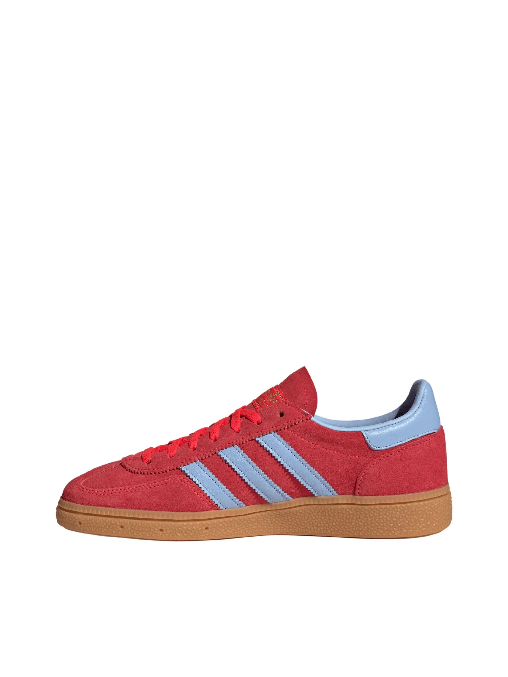 ADIDAS Women Sneakers Handball Spezial JR3607 Red / Lucid Red / Gum 1 / Glow Blue