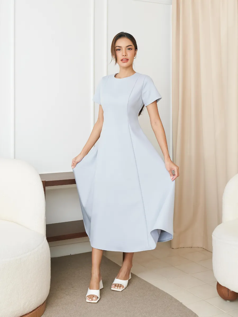 ROSE THE LABEL Pansy maxi dress- grey