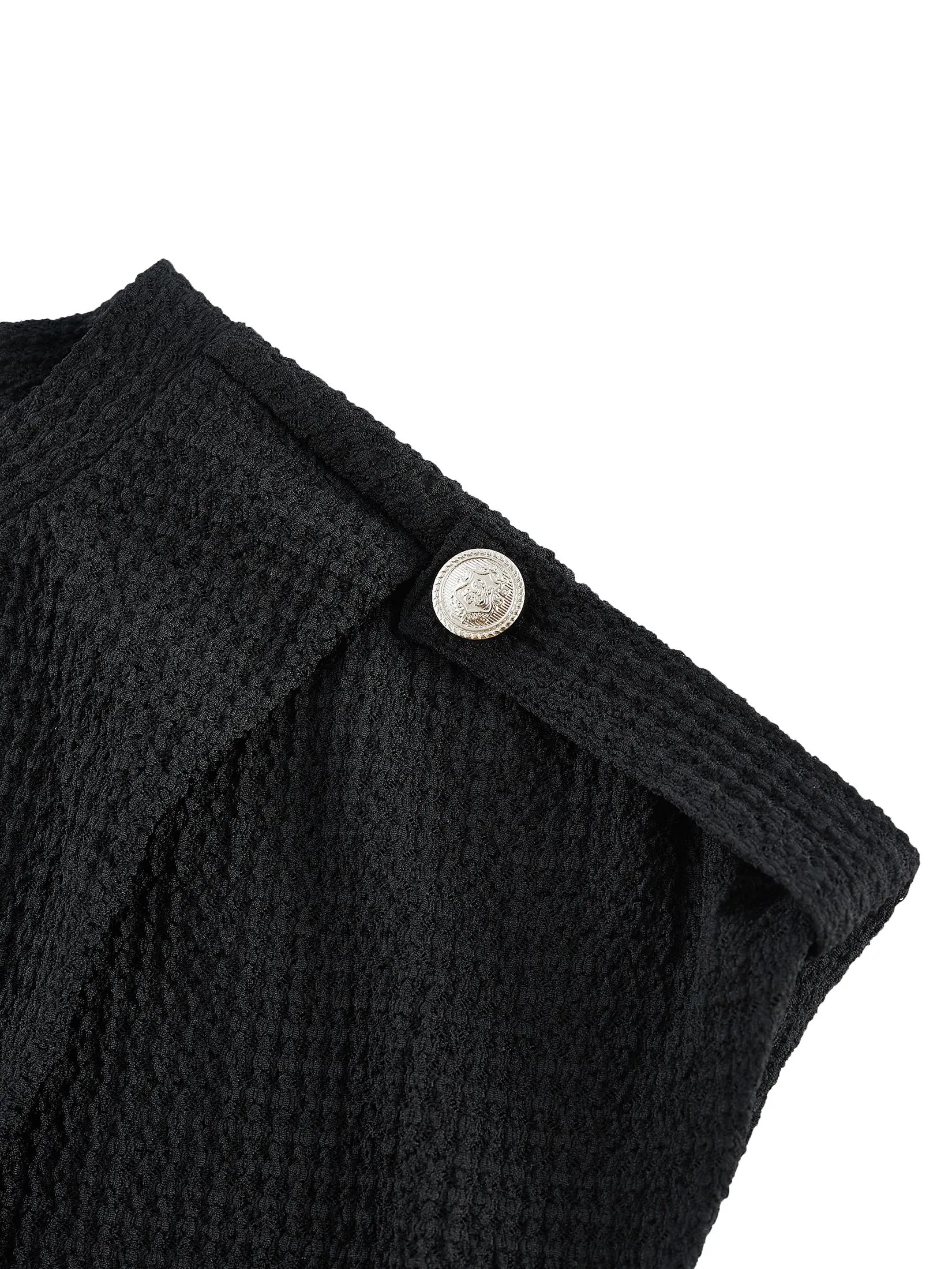 G2000 Women Clothing Crew Neck Shoulder Strap Top Regular Fit - Black