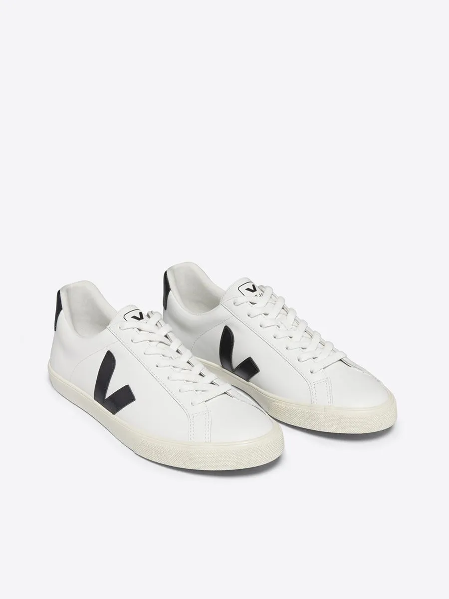 VEJA Men Sneaker Esplar Logo Leather Extra White Black