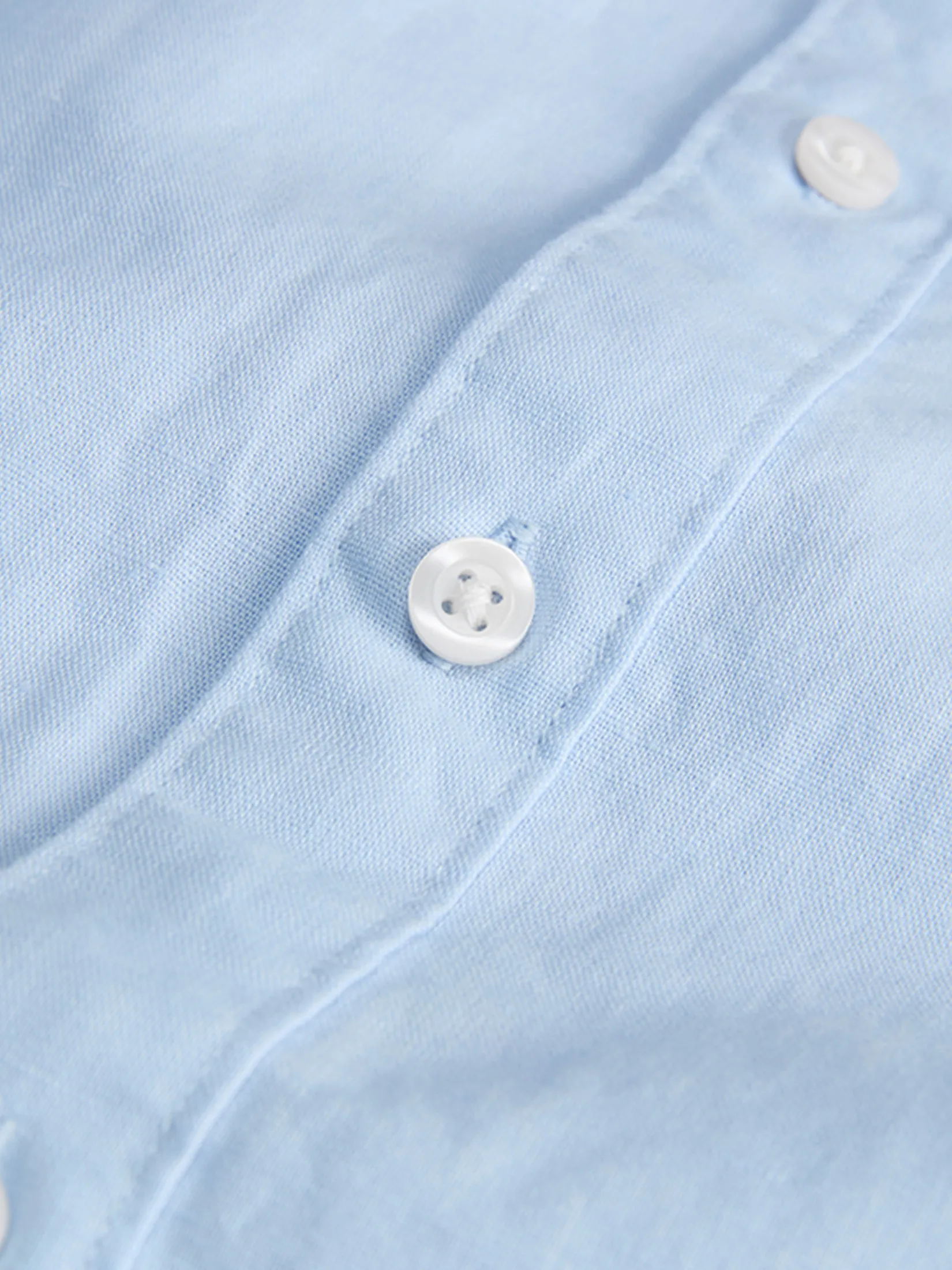 GIORDANO Men s Online Exclusive Regular Poplin Linen Shirt (Korea) Light Blue