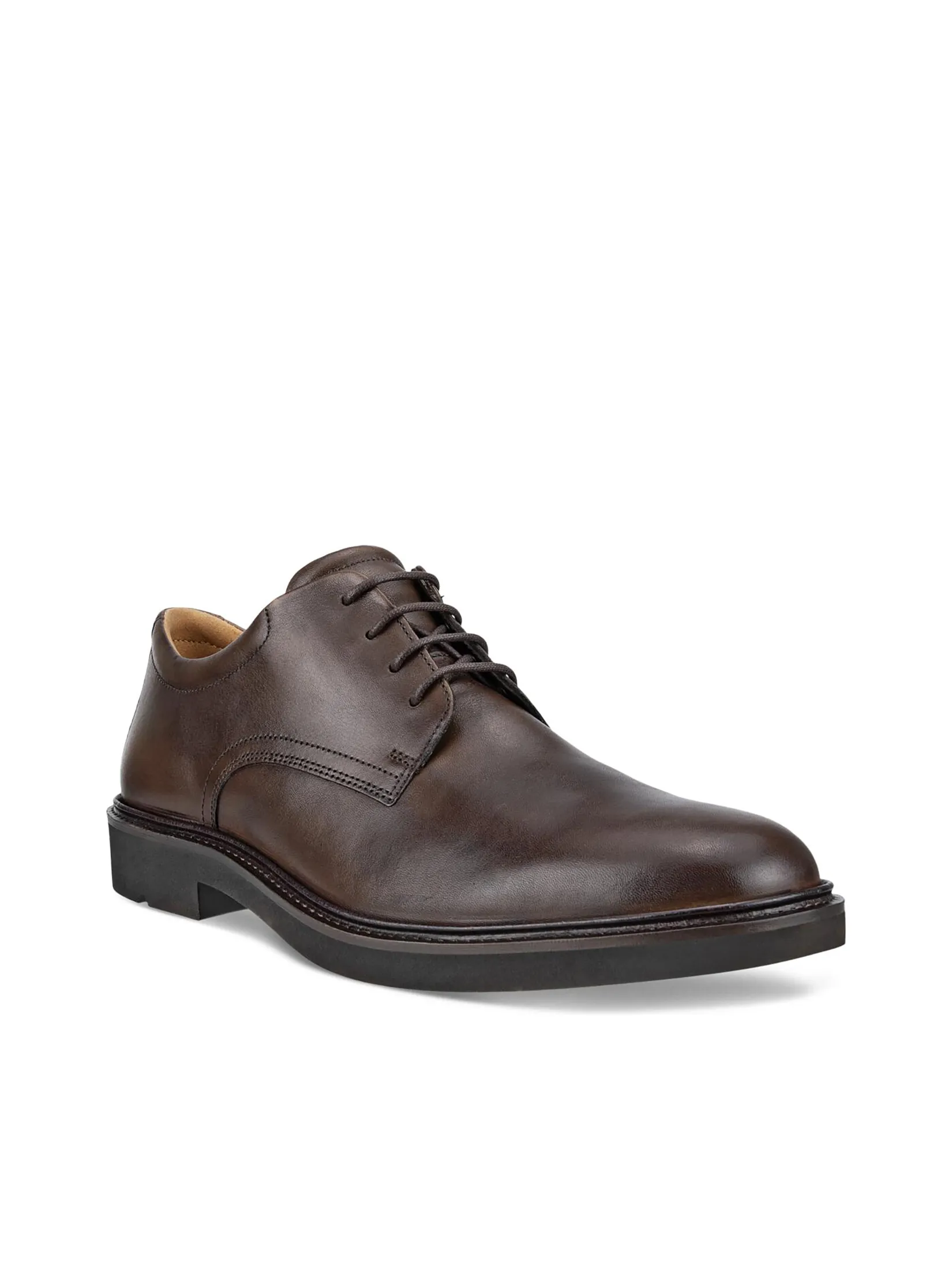 ECCO Men Leather Shoes Metropole London Cocoa Brown