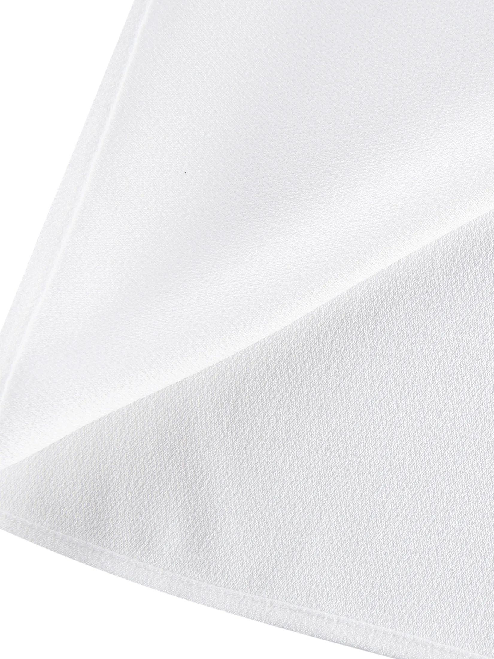 G2000 Women Clothing Crepe Ruffled Stand Collar Sleeveless Blouse  Regular Fit - Off-White