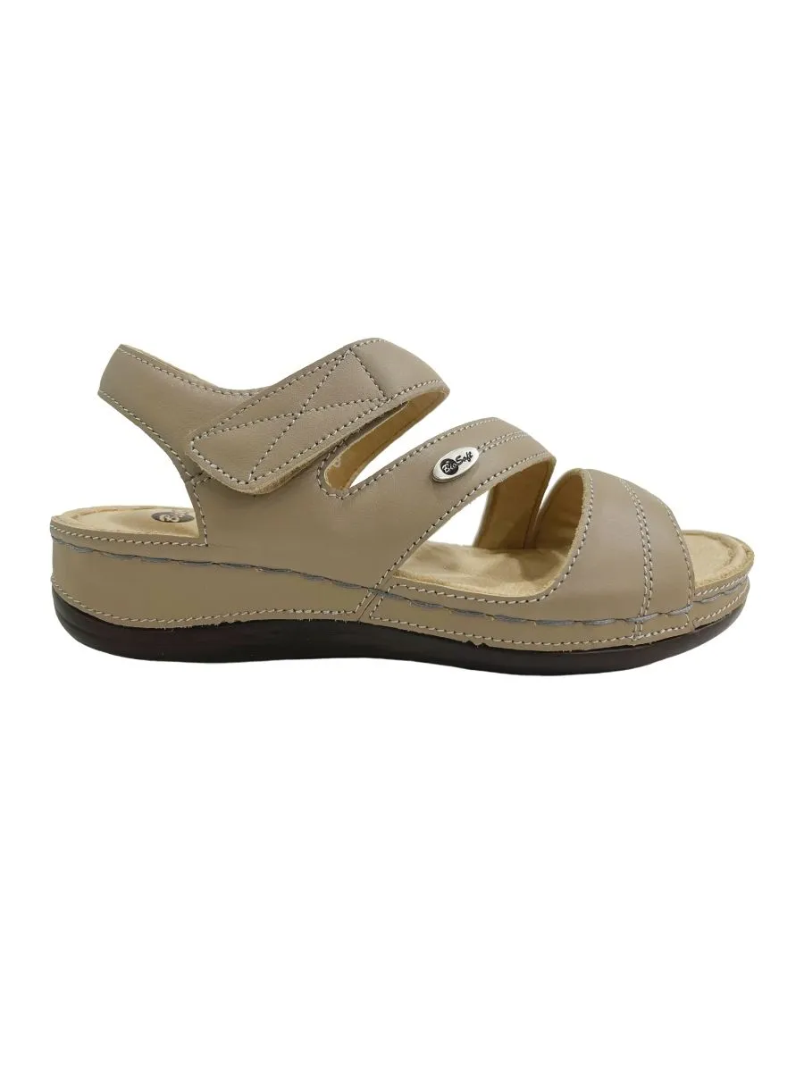 BIOSOFT GRAY COMFORT SANDALS B56-23378