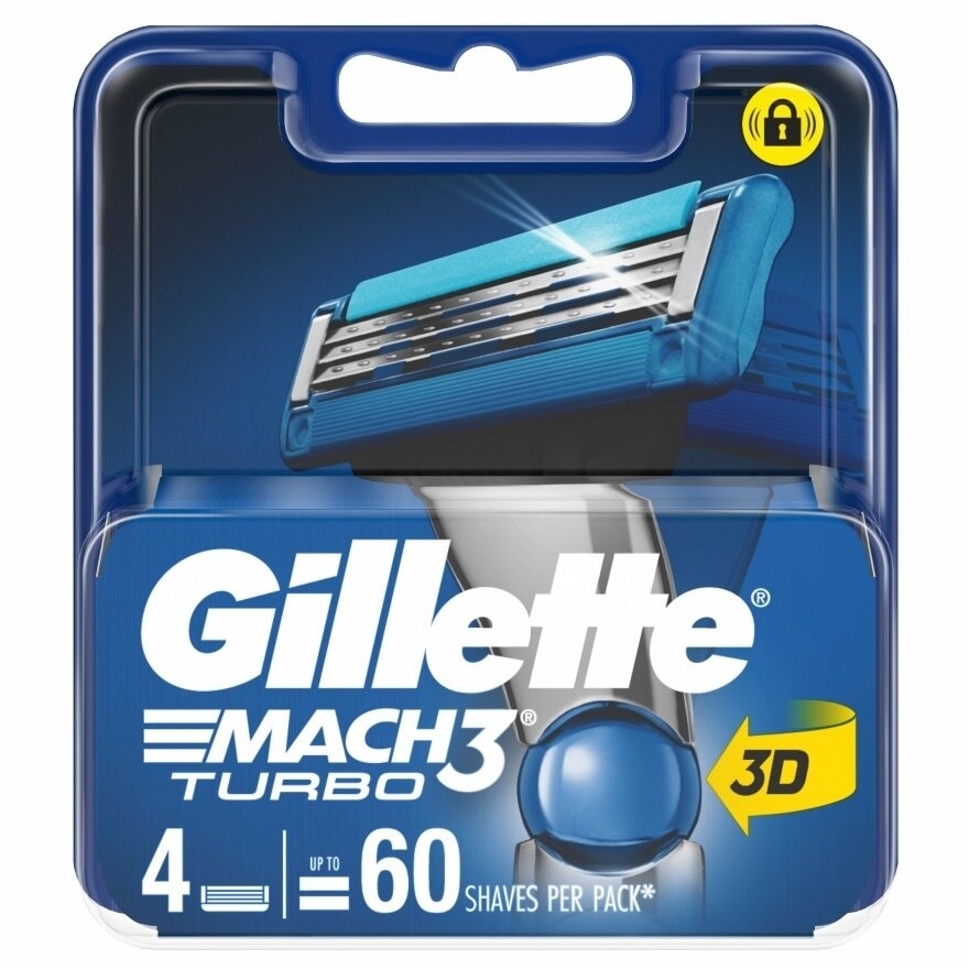 Gillette Mach3 Turbo Blade 4's