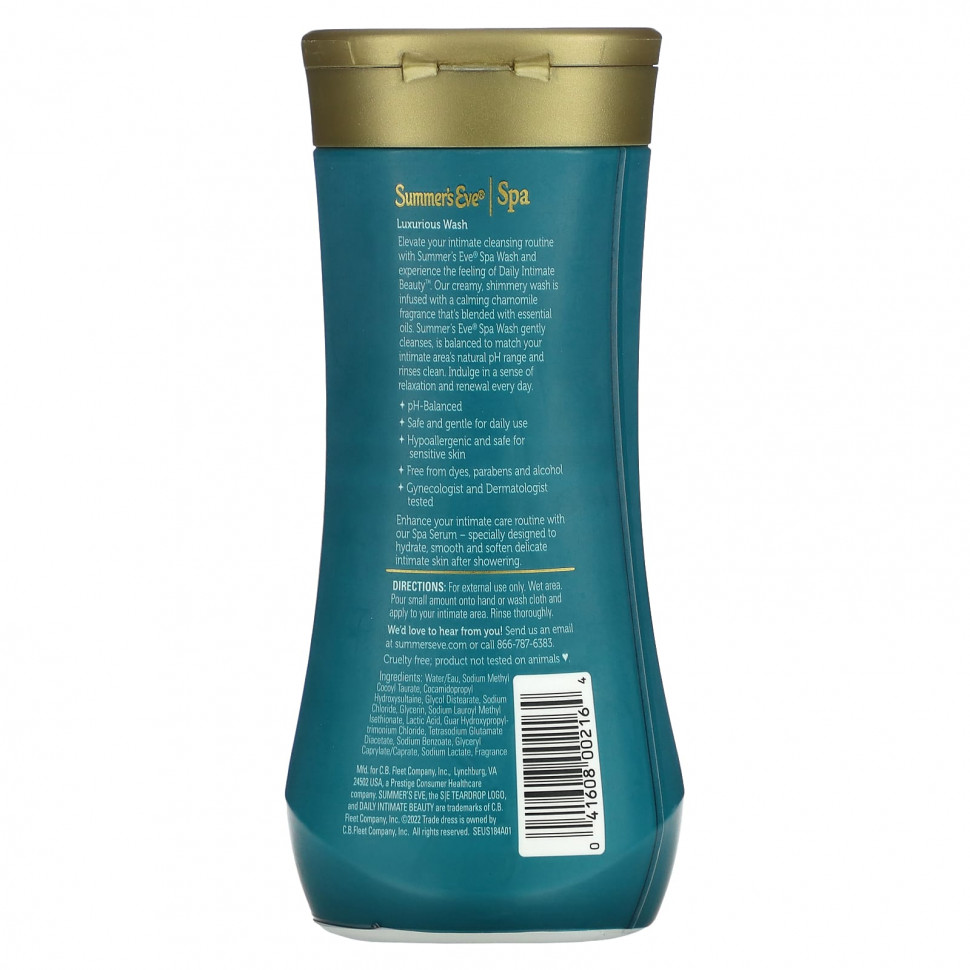 Summer's Eve, Luxurious Wash, Спа, ромашка, 354 мл (12 жидк. Унций)