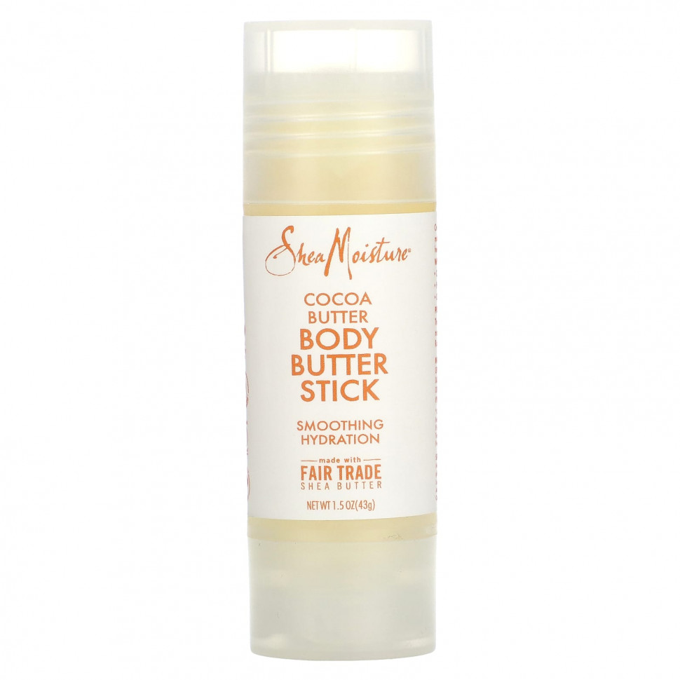 SheaMoisture, Body Butter Stick, масло какао, 43 г (1,5 унции)