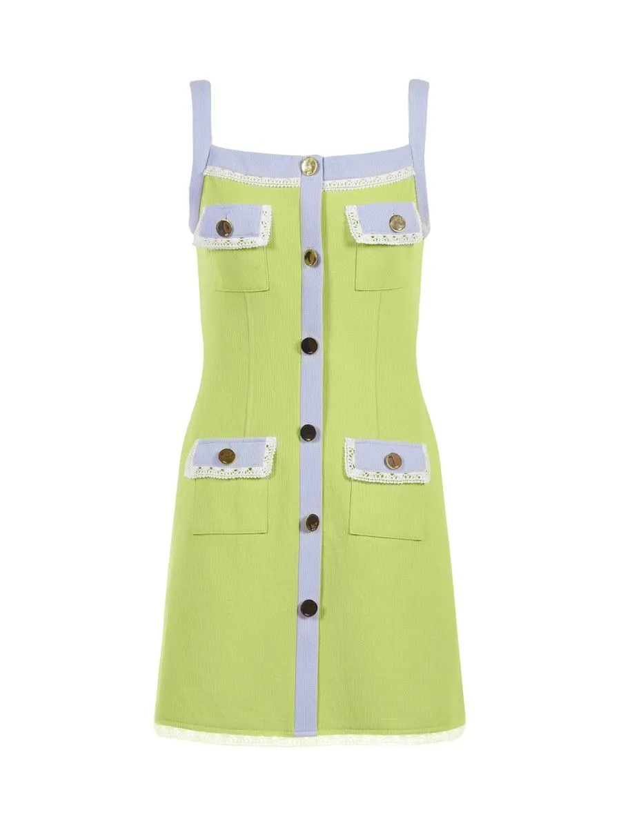 ASV ( SS24)Mariposa Women Mini Dress Green Size - L