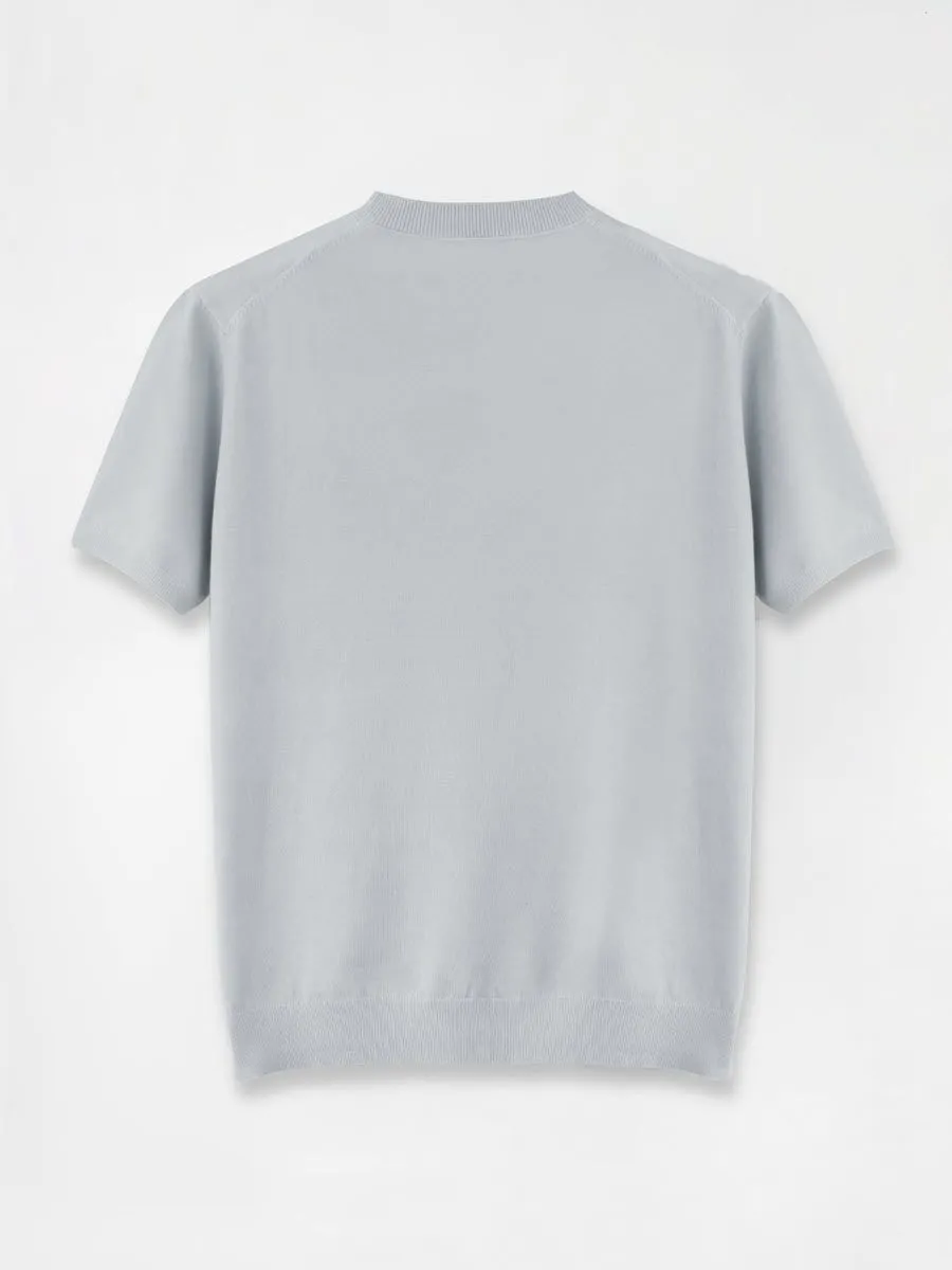 BEVERLY HILLS POLO CLUB Grey CREW NECK SWEATER MEN