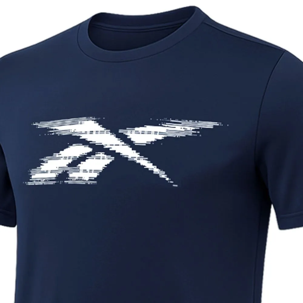 REEBOK Men Training T-Shirt Easy Fit Graphic Blue - RE099AP052ELTH