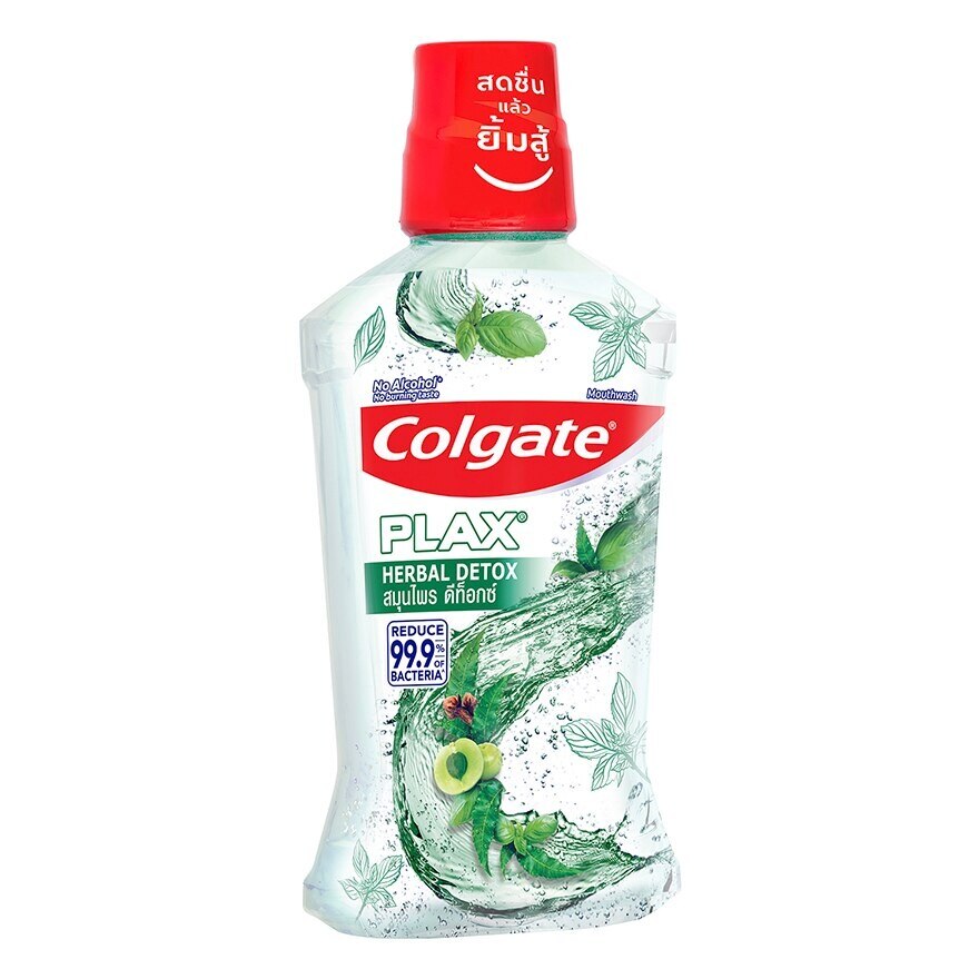Colgate Plax Mouthwash Herbal Detox 500 Ml.