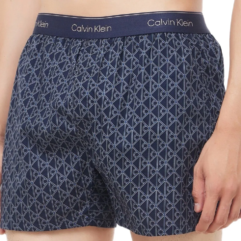 CALVIN KLEIN Men s Cotton Poplin Boxer Navy Blue