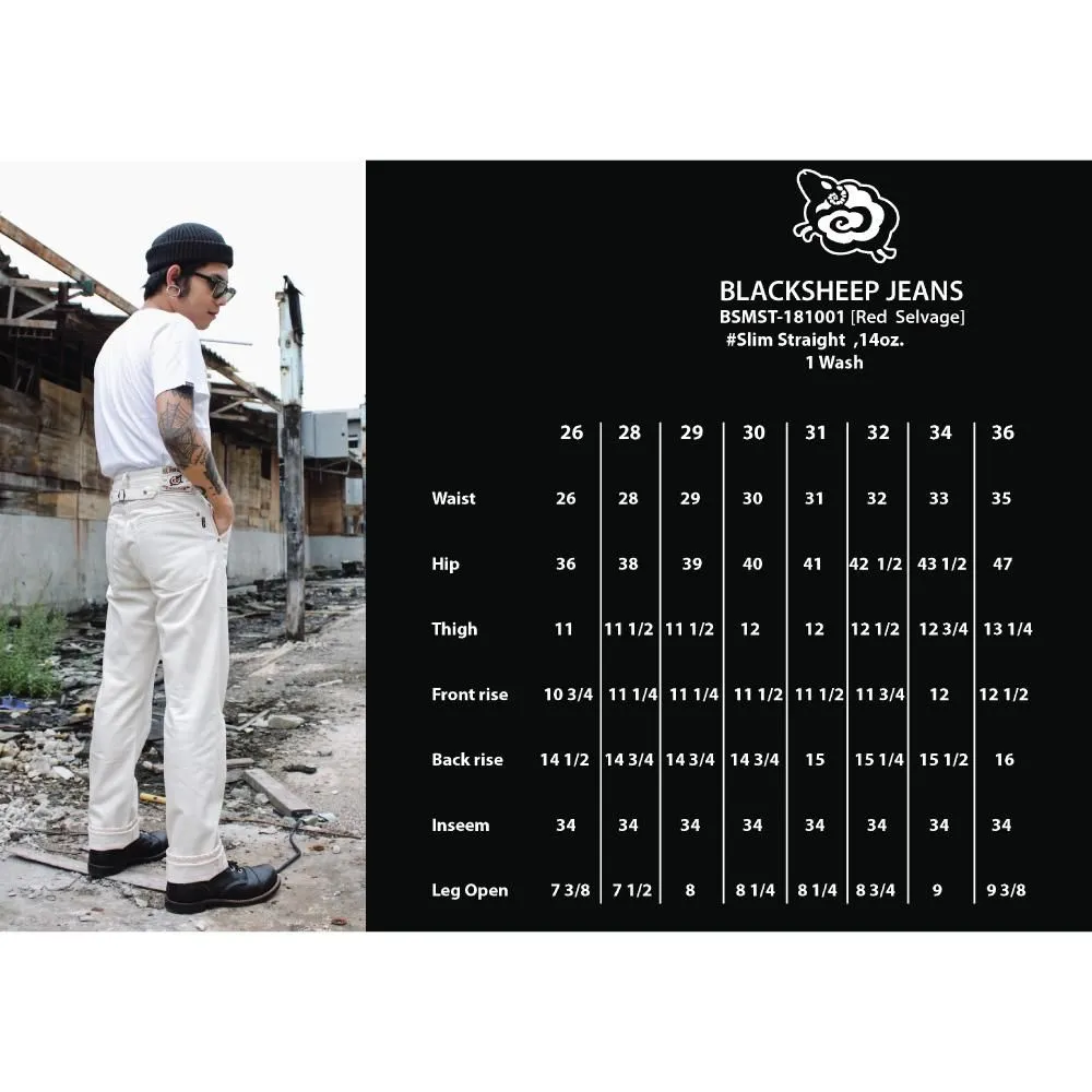 BLACK SHEEP JEANS Cream Jeans BSMST-181001