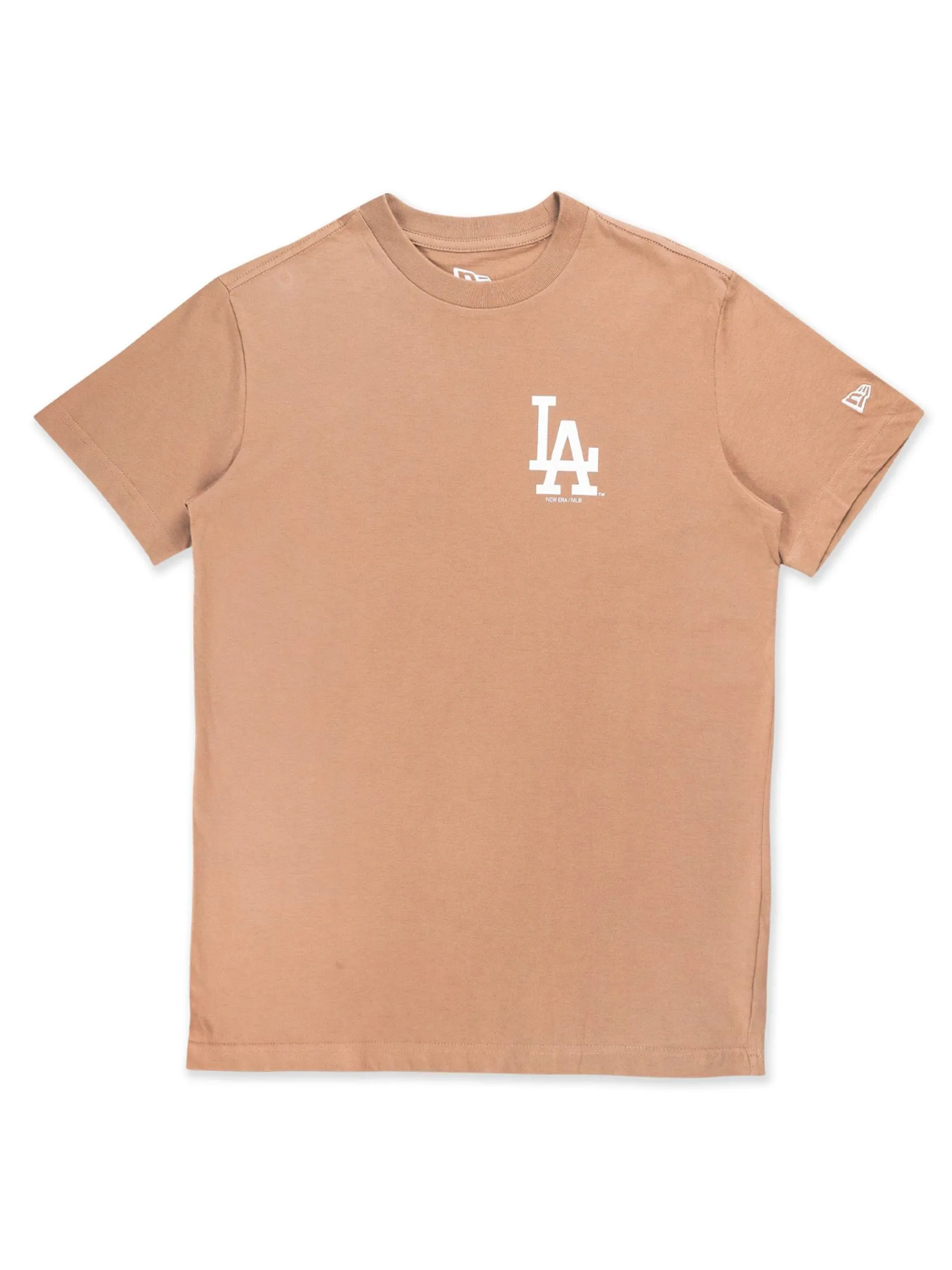 NEW ERA UNISEX LOS ANGELES DODGERS ESSENTIAL SHORT SLEEVES TEE KHAKI Size - L