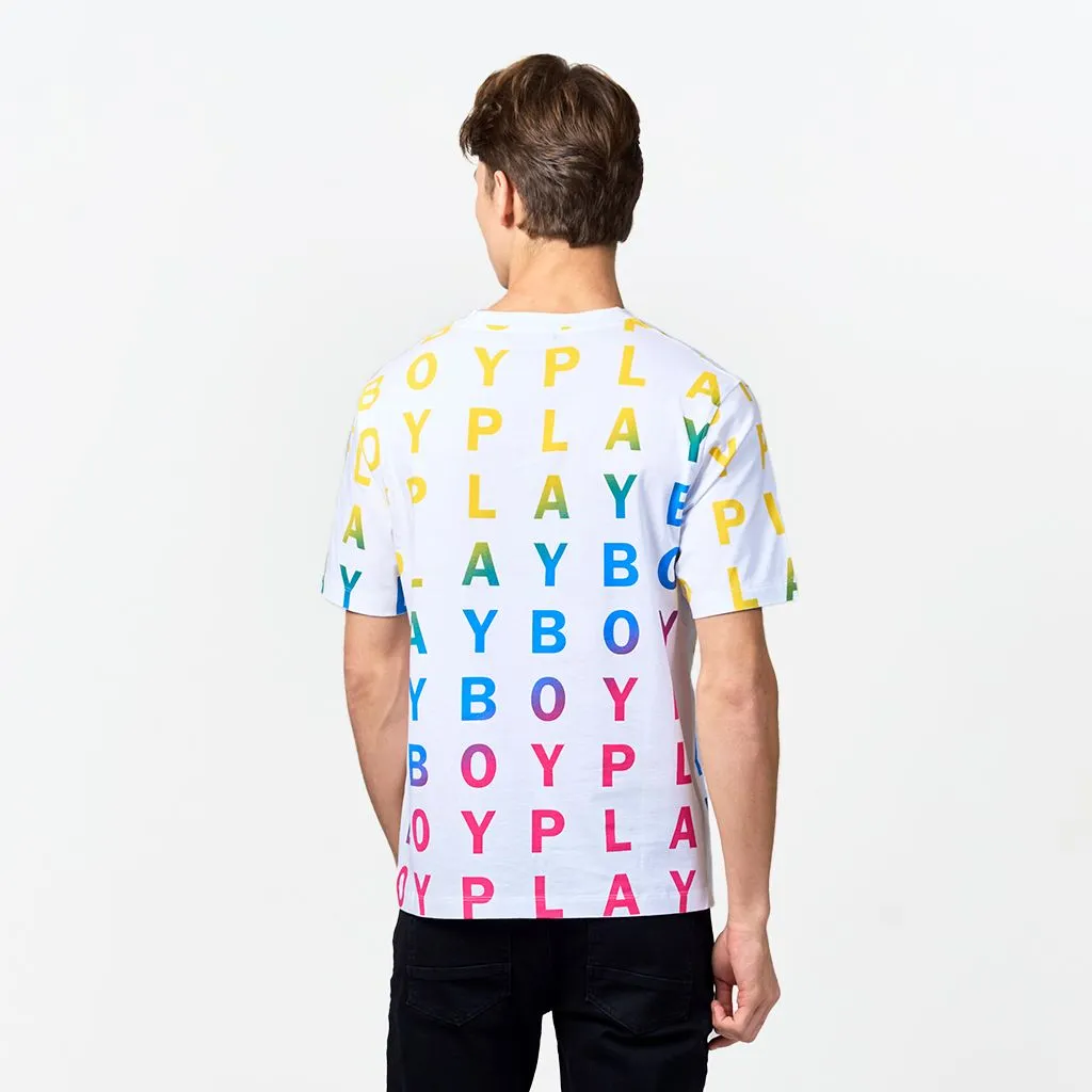 PLAYBOY Men's T-Shirt Colour white