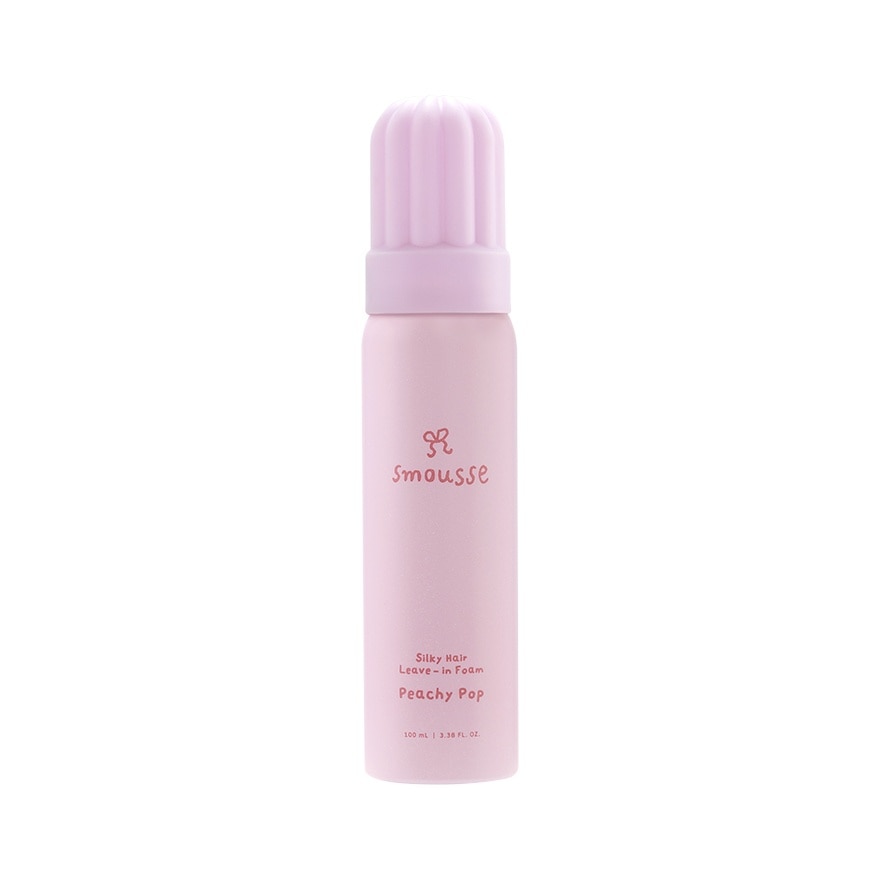 Smousse Silky Hair Leave-In Foam Peachy Pop 100 Ml. - Pink