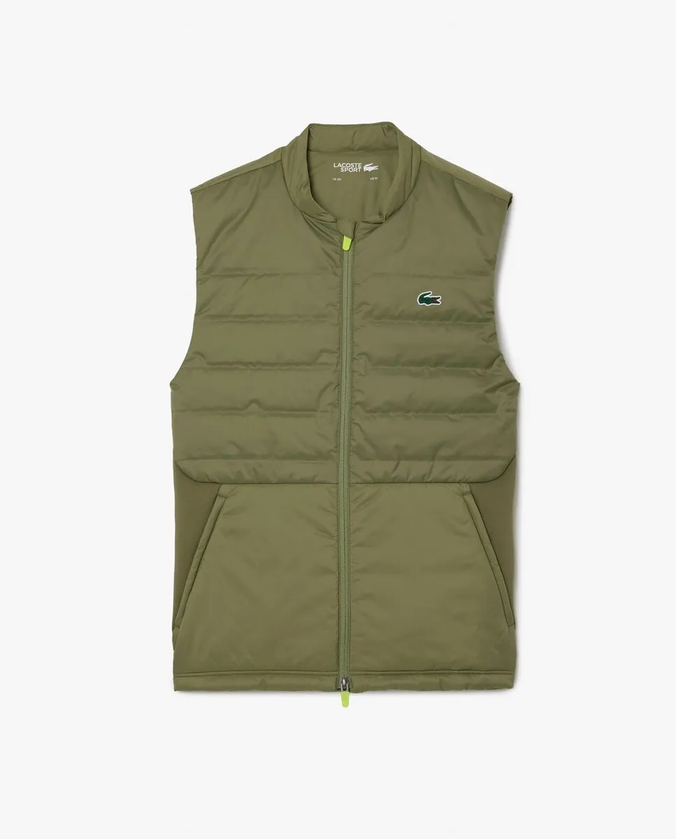 LACOSTE Sport Quilted Vest Green
