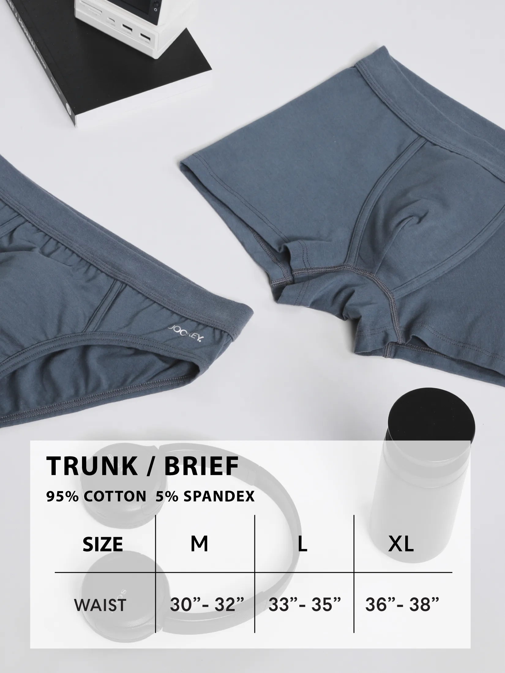 JOCKEY UNDERWEAR Men s AFFORDABLE BRIEFS HGREY