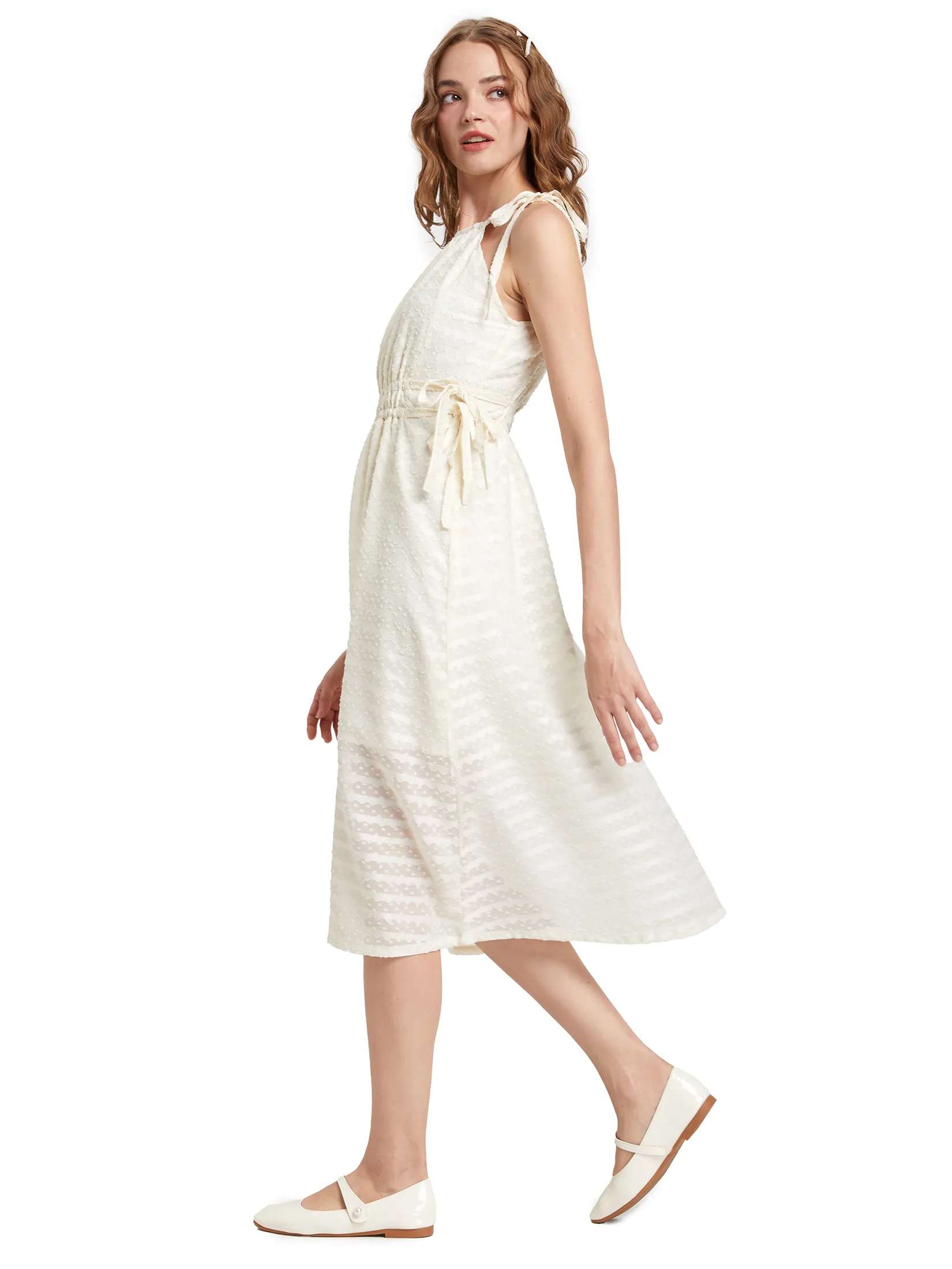 LOLITA Women Dress Halterneck chiffon with ribbon detail