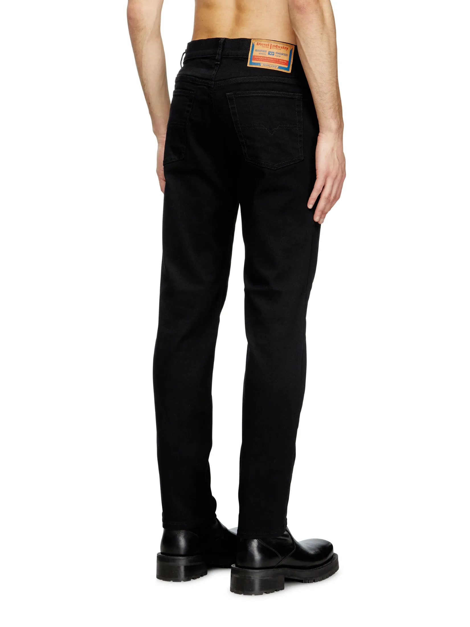 DIESEL Jeans Pants Men 2023 D-FINITIVE L.30 TROUSERS Black