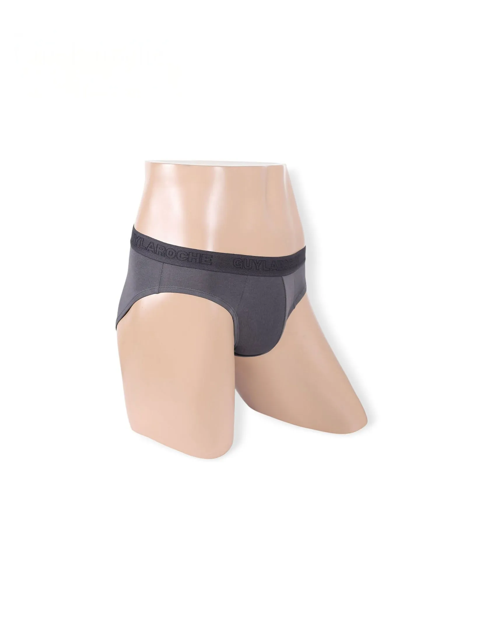 GUY LAROCHE INNERWEAR Men BRIEF Underwear PACK 2 Pcs. - Grey