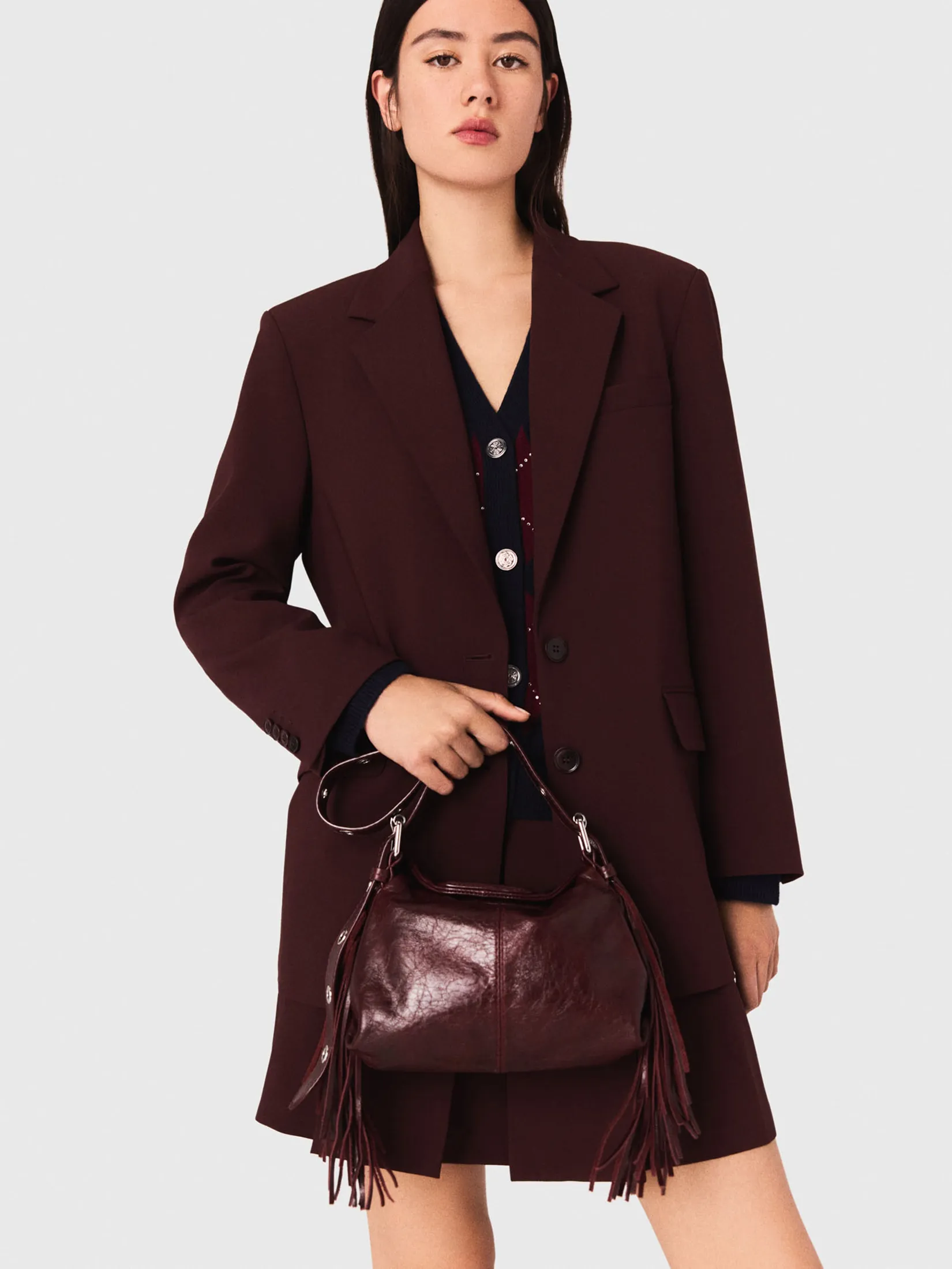 MAJE Women Suit Jacket Belted