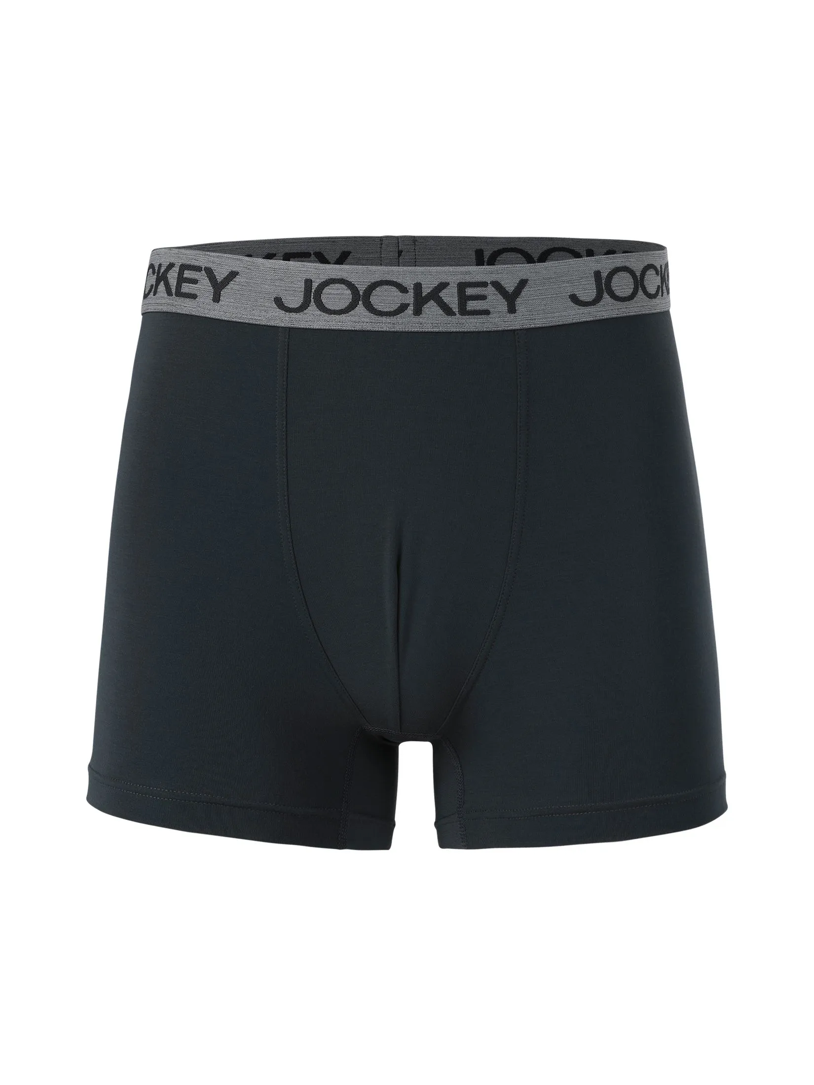JOCKEY UNDERWEAR Men's MICRO MODAL AIR TRUNKS GREY