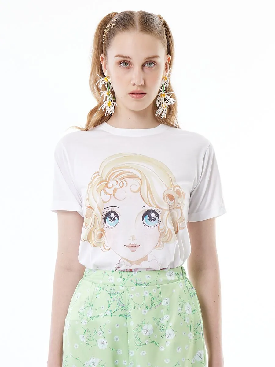 ICONIC WOMEN WHITE LISA T-SHIRT