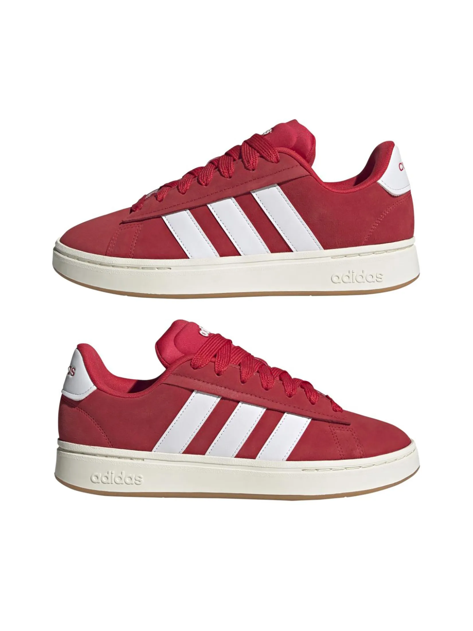 ADIDAS Men Sneakers Grand Court Alpha Pure Ruby / Ftwr White / Pure Ruby